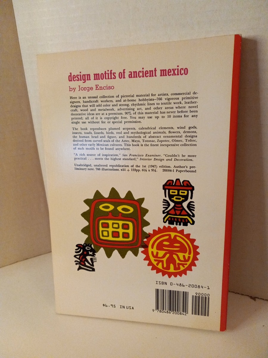 Dover Pictorial Archive Ser.: Design Motifs of Ancient Mexico by