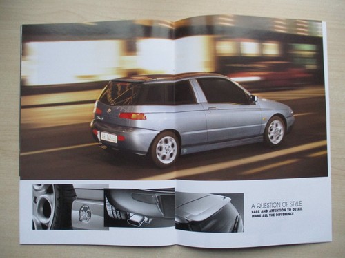 Alfa Romeo 145 UK Sales Brochure (1999) - Picture 10 of 10