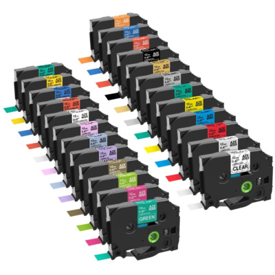 3-100x Schriftband für Brother P-Touch TZe-231 PT E100 H105 D200 300 1000 1010