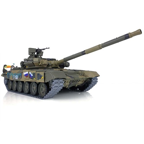 2.4G Henglong 1/16 Skala 7.0 RC Panzer Aufgerüstet Metall Russland T90 RTR 3938 - Bild 7 von 12