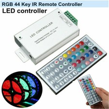 LED RGB Controller With 44 Keys IR Remote For RGB SMD 5050 3528 Strip Lights 24A