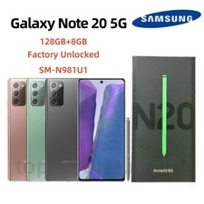 NEW UNLOCKED SAMSUNG GALAXY NOTE 20 5G SM-N981U 128GB ALL COLORS/MEMORY GSM CDMA