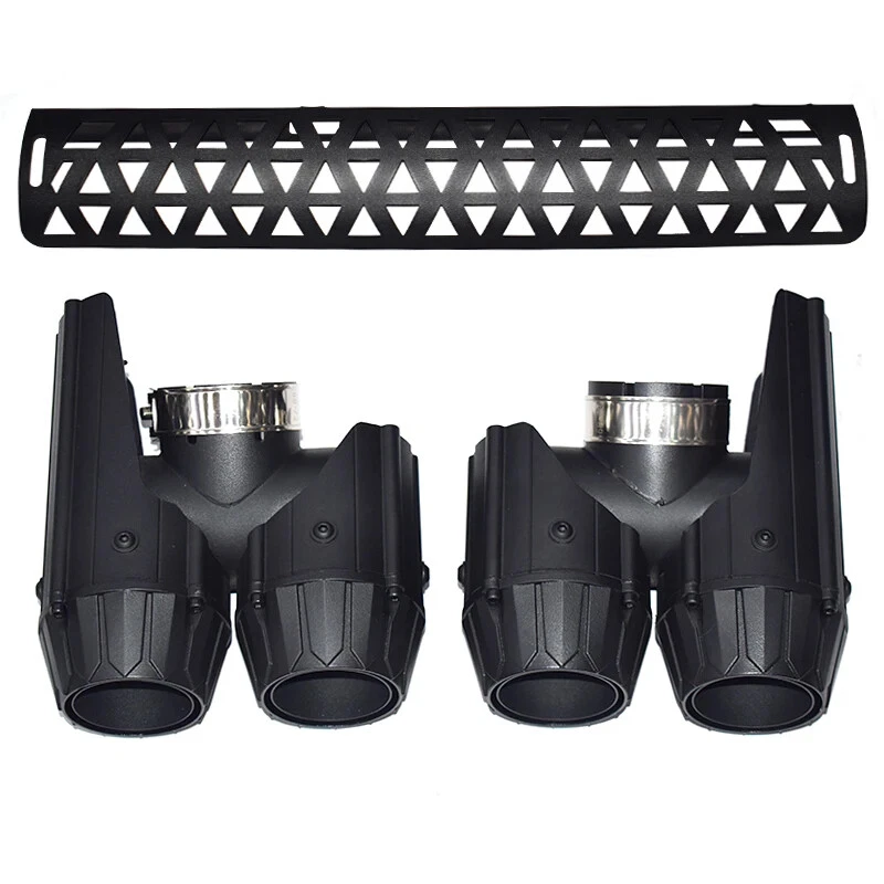 Exhaust Pipe Muffler Square Tip Nozzle for Land Rover Defender 90 110 130 20-25 - Image 4 of 4