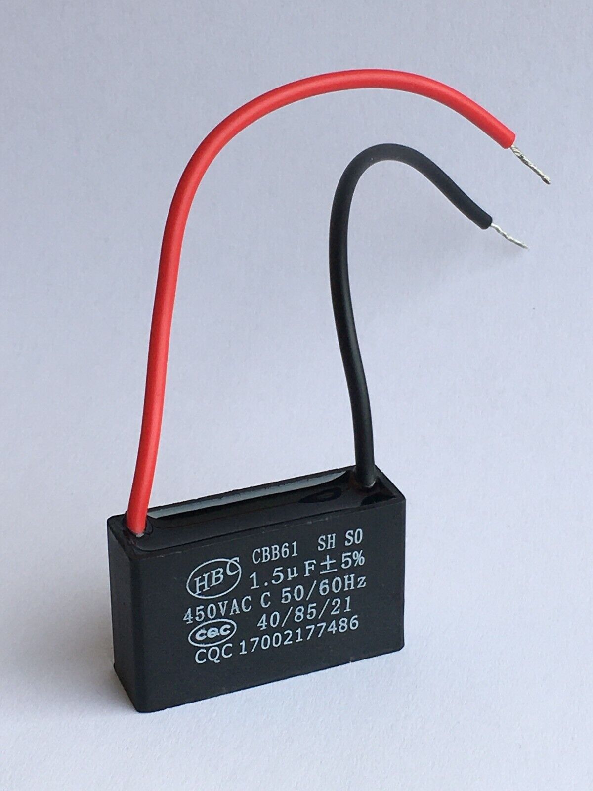 CBB61 Betriebskondensator 1.5uF 450V AC Kondensator für Deckenventilator 1.5µF