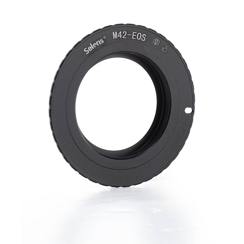 Selens Aluminum Black Adapter Ring M42 Mount Lens for Canon EOS Camera EF - Picture 3 of 7