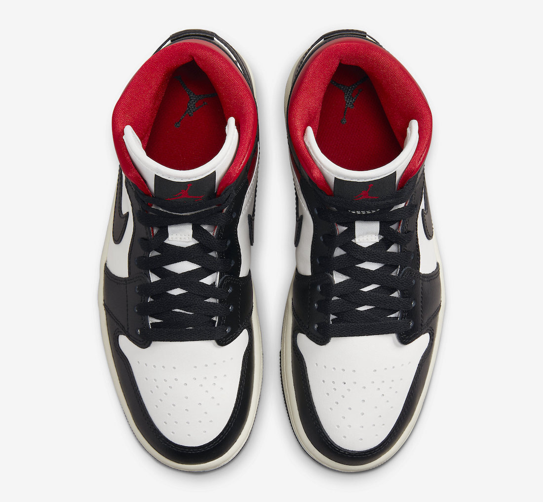 ウィメンズ Nike Air Jordan 1 Mid Gym Red Panda (Women's) Nike Air Jordan 1 Mid Gym Red Panda White BQ6472-061 Womens