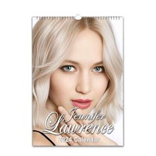 Jennifer Lawrence The Beautiful faces 2026/27 Personalised Calendar Choose Start