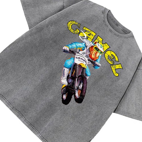 Camiseta Joe Camel Joe Camel Dirt Bike Supercross De Colección AD Camiseta Gráfica Personalizada - Imagen 5 de 13
