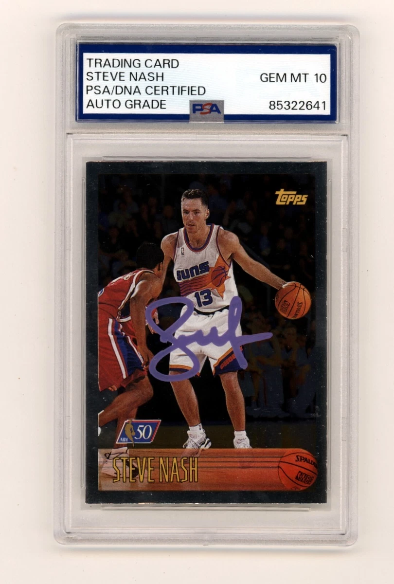 Steve Nash Phoenix Suns Basketball Autographed Sports Trading