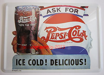 Mini-Blechschild Blech-Postkarte 1 Pepsi Cola