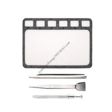 Jewelry Tools Set: Felt Beading Tray, Metal Scoops, Bead Organizers