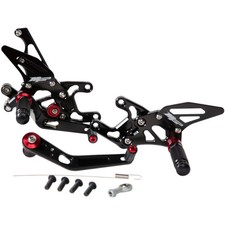 MGP 1623-0354 40801-2500 MGP Rear Lever Set MGP Rearset - Black - Honda