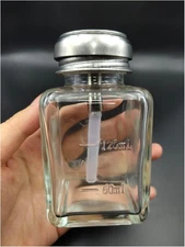 4 Oz/ 120 ml Clear Pump Dispenser Bottle Glass for 4.1 Ounces, clear 