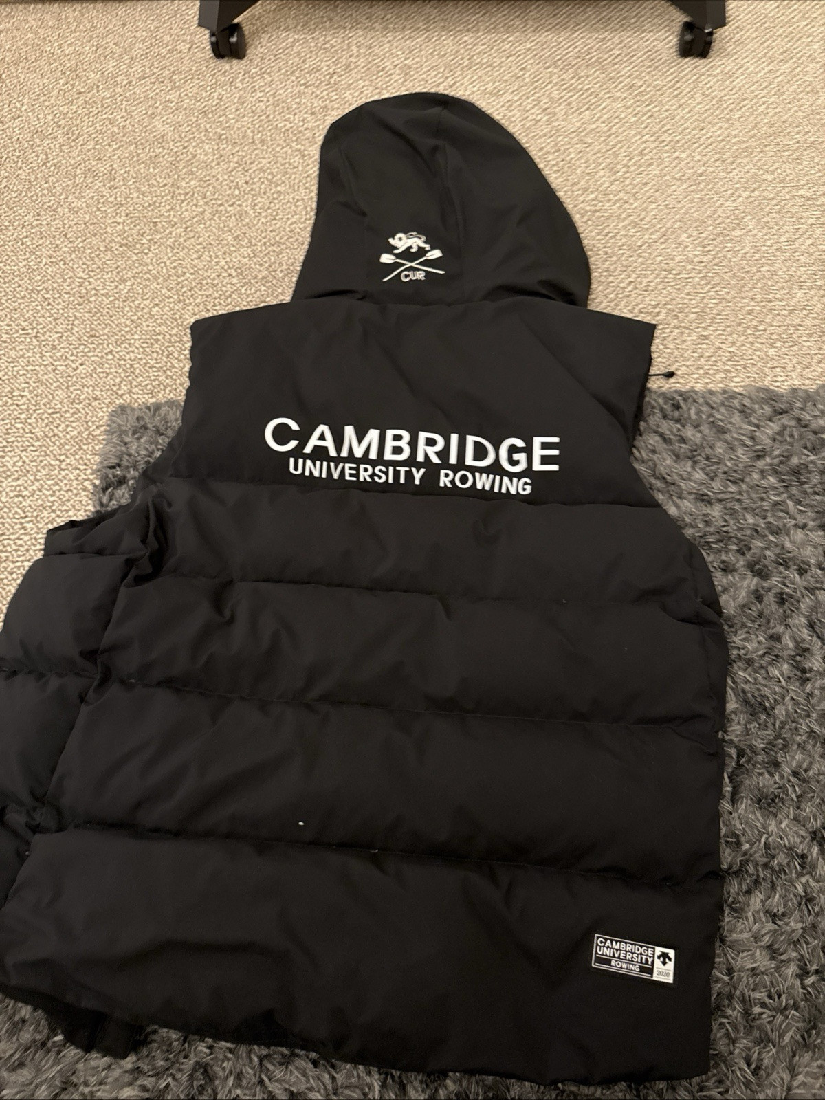 FILA DESCENTE Piumino Giubbotto Sci Cambridge University Rowing Club CUR Calore