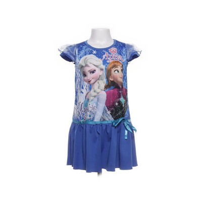 Disney Frozen, Verkleidung, Größe: 146, Blau/Mehrfarbig, Print #a9x