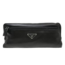 Prada Black Clutch Pouch Handbag 23 NQ09486