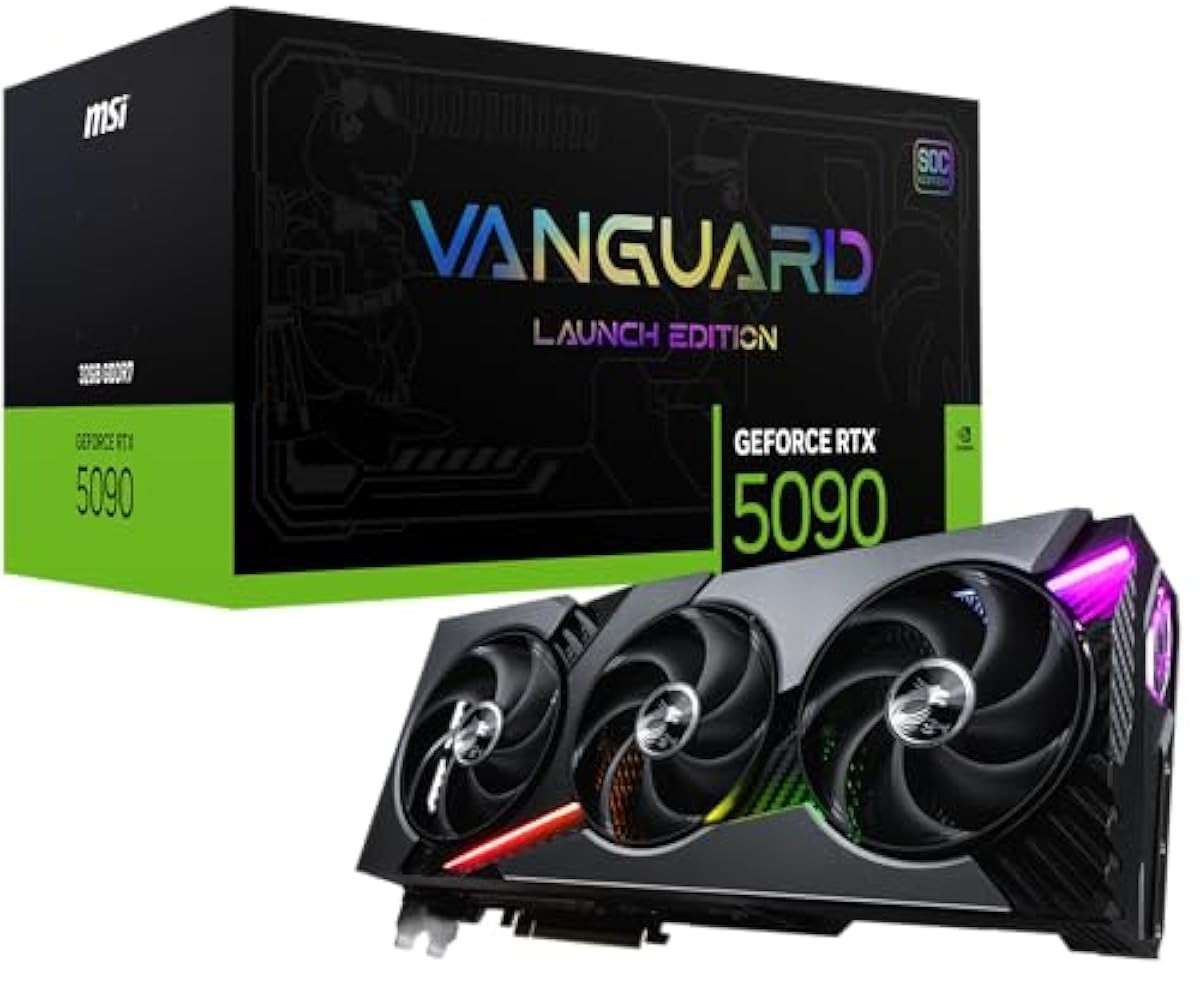 MSI Gaming RTX 5090 32G Vanguard SOC Launch Edition Graphics MSI Gaming RTX 5090 32G Vanguard SOC Launch Edition Graphics