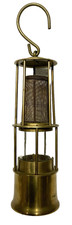 LAMPE DE MINEUR  bronze mine charbon