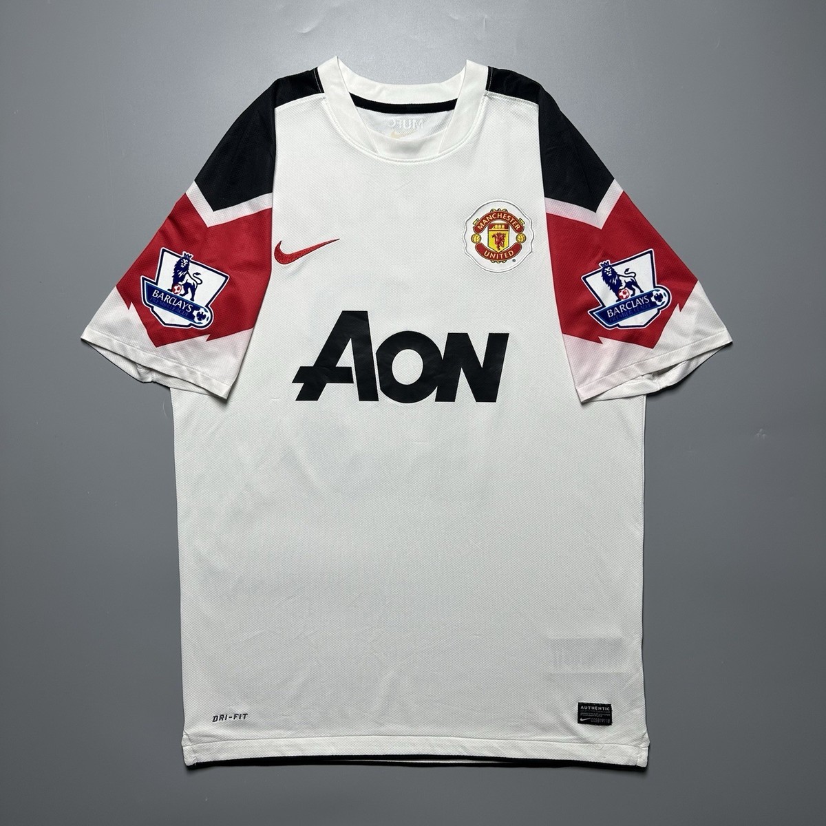 MAN UNITED NIKE 2010/2011 FOOTBALL AWAY JERSEY #13 PARK SIZE “M