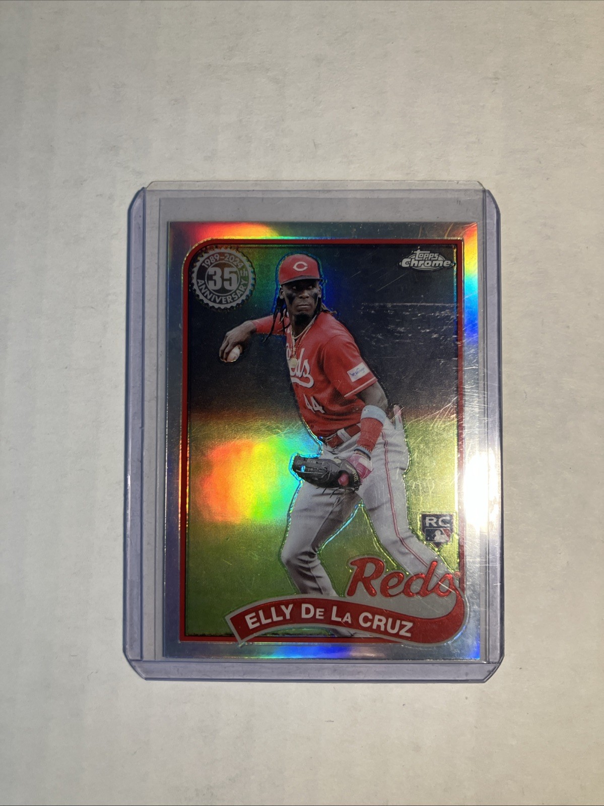 2024 Topps Chrome - 1989 Topps Baseball Elly De La Cruz #89CB-11 (RC)