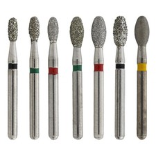 Uovo frese diamantate dentali 379-018 023 FG frese super grossolane extra fine alta velocità