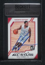 BAS 2017 Panini Donruss All-Stars Kyle Lowry #21 Beckett Auth Sticker Auto ow6