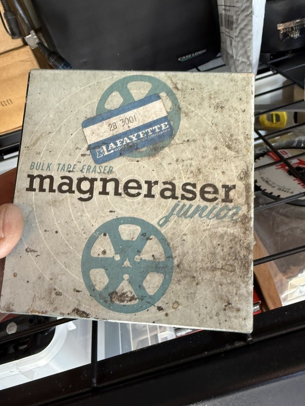 Magneraser Junior Bulk Tape Eraser with Original Box Vintage