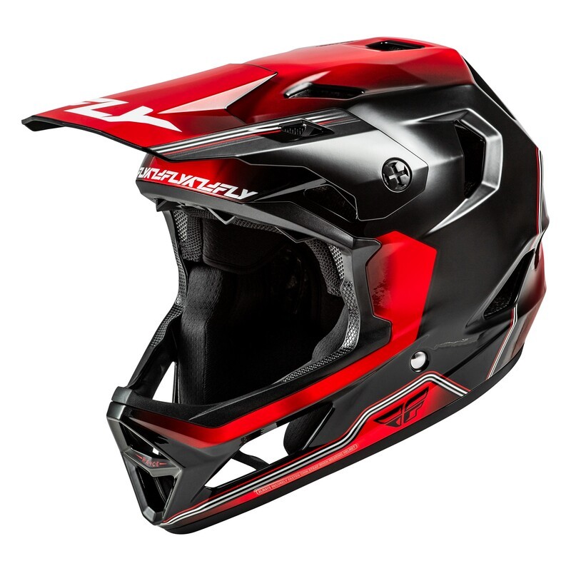 Casque vélo FLY RACING Rayce Repeat avec coque légère et aérée noir rouge
