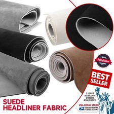 60" Wide Suede Headliner Fabric By the Yard Auto Roof Liner Upholstery Foam Back