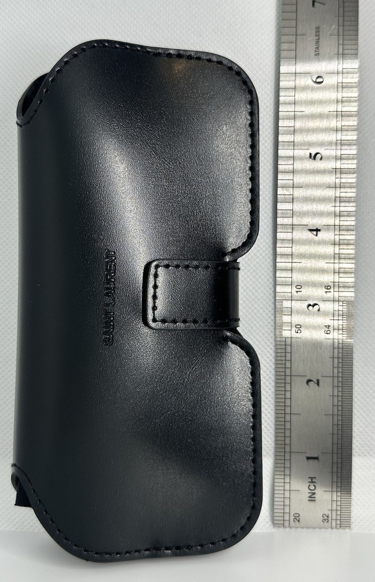 New Saint Laurent Black Authentic Eyeglasses Sunglasses Case w