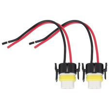2Pcs Ceramic Female Socket Reliable Connector For Headlight Installation