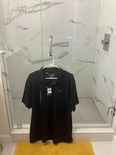 Under Armour The Performance Polo black golf Shirt men's XL loose  NWT NEW