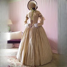 1860s Civil War Dress Victorian Lady Duchess Costume Southern Belle Ball Gown
