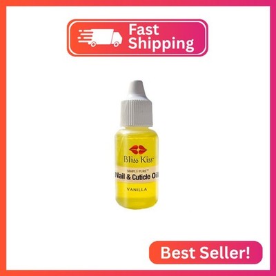 Bliss Kiss | Vanilla Fragrance | Nail Oil Cuticle Dropper w/Vitamin E & Jojoba N