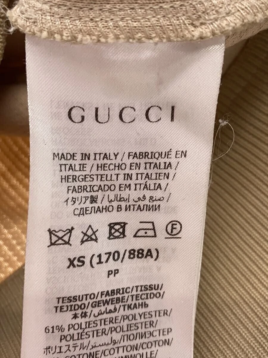 Felpa con cappuccio Gucci jersey XS beige cotone 733972 #EG AGA