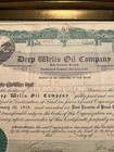 Antique Stock Certificate:Deep Wells Oil Co., 1919 — photo 2