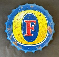 Foster's Lager Beer Bottle Cap Wall Sign/Plaque