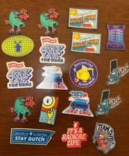 Dutch Bros Stickers - Assortment/lot of 18