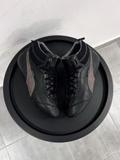Vintage Puma X Jil Sander Speedcat Black Leather Hi Top Boxing Shoes Trainer Y2K