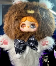 Mielno 600% Honey Cub Lion Plush, Liquid Glitter Eyes, NEW, Open Bag With Card