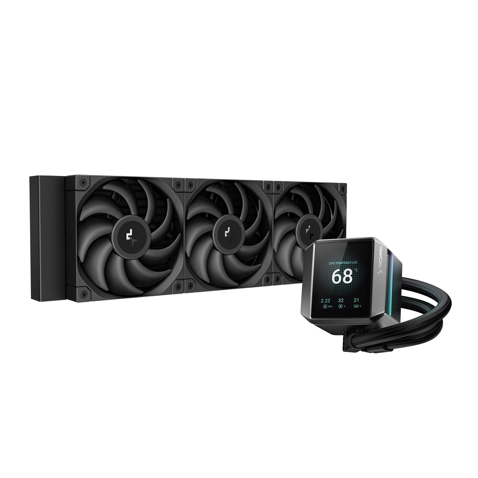 DeepCool Mystique 360 CPU Liquid Cooler with 2.8"" LCD Screen