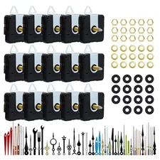 15 Pack Clock Mechanism Kit with 20 Pairs Clock Hands Quartz Clock Movement  ...