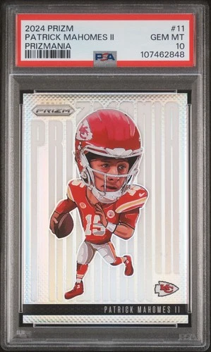 2024 Panini Prizm Patrick Mahomes II #11 Prizmania PSA 10 🔥