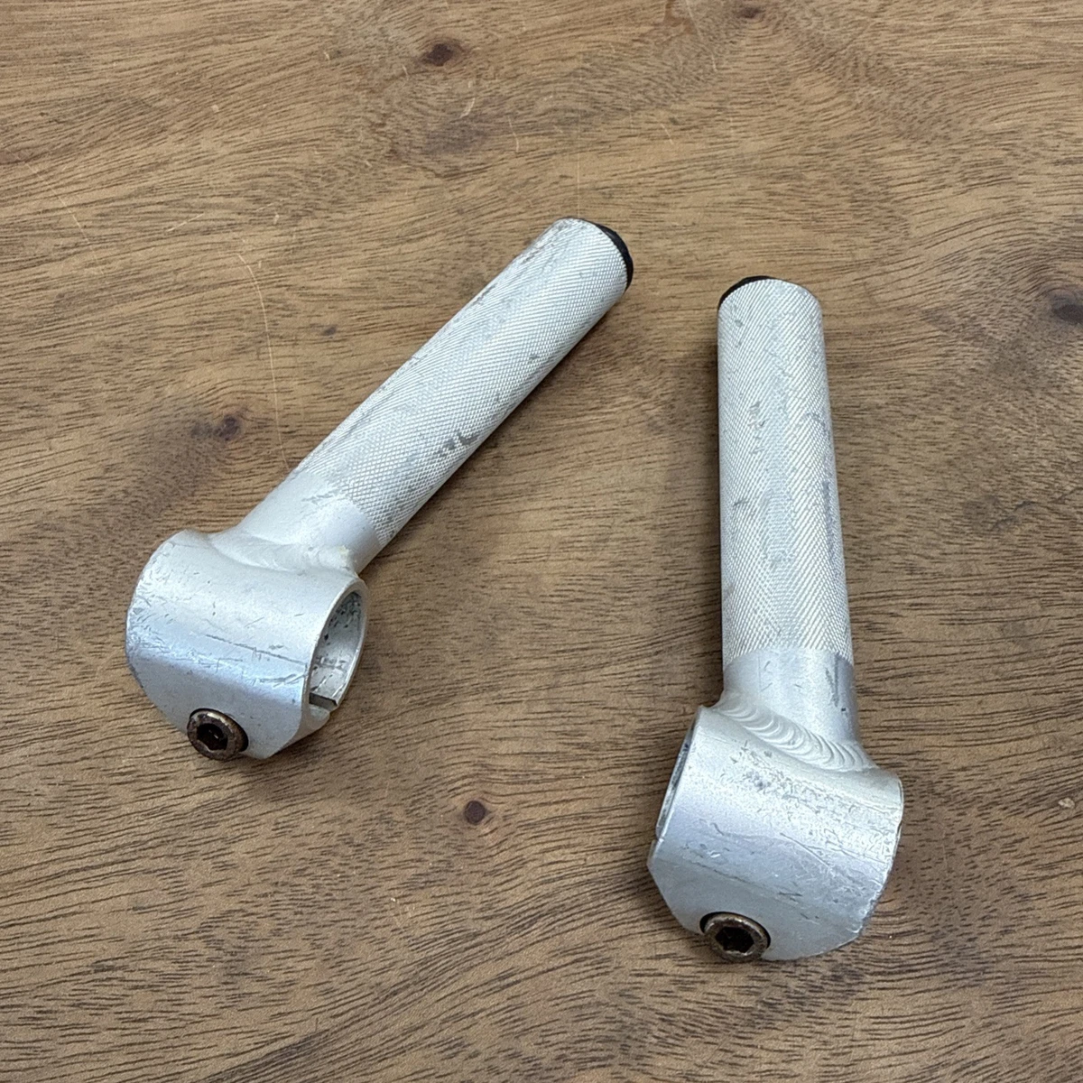 Vintage Control Tech Control Stix Bar Ends VTT Argent ANo Années 90 VTT