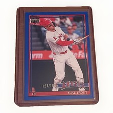 Topps 75 Years Blue Parallel /150 Mike Trout #191 Angels Serial Numbered