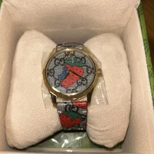 Gucci G-Timeless Strawberry Watch, Limited Edition, Swiss Made, Sapphire Crystal