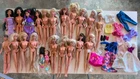 Mixed Lot Of Vintage Barbie Dolls With Some Clothing NKOTB Disney AS IS 90s