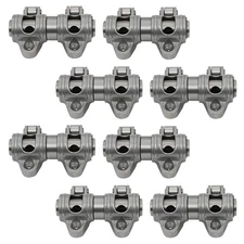 CCIYU 8PCS Rocker Arms for Chevy SBC 350 1.6 Ratio 3/8 Shaft Mount Stainless