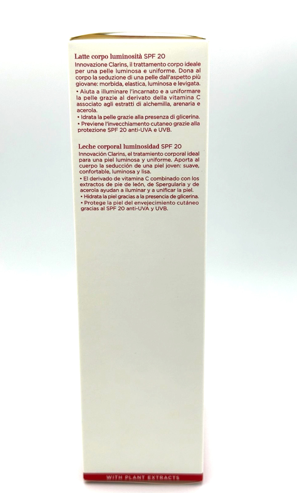 Clarins Paris Brightening Body Veil SPF 20 ~ 200 ml /  7 oz ~ BNIB