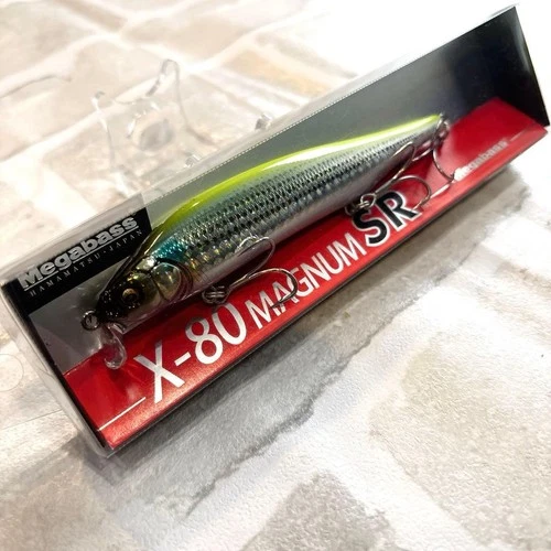 New X-80 Magnum SR Megabass Bora Seabass Shallow Runner